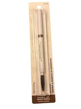 ELF Brow Pencil Neutral Brown Instant Lift Dual Ended Precise Spoolie Brush